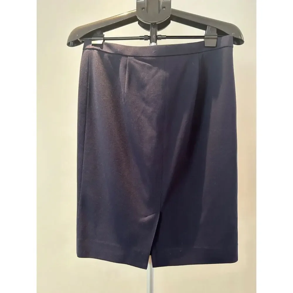 Tory Burch Navy Pencil Skirt Size Medium